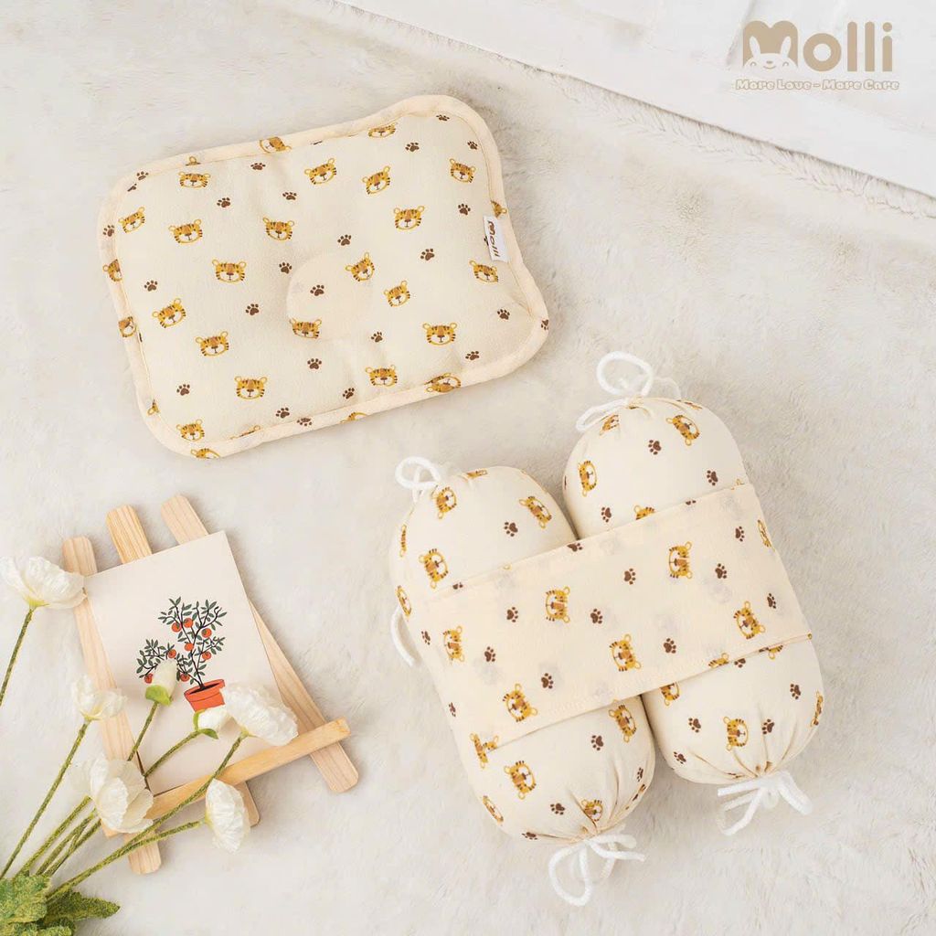 Bộ gối chặn bông Molli