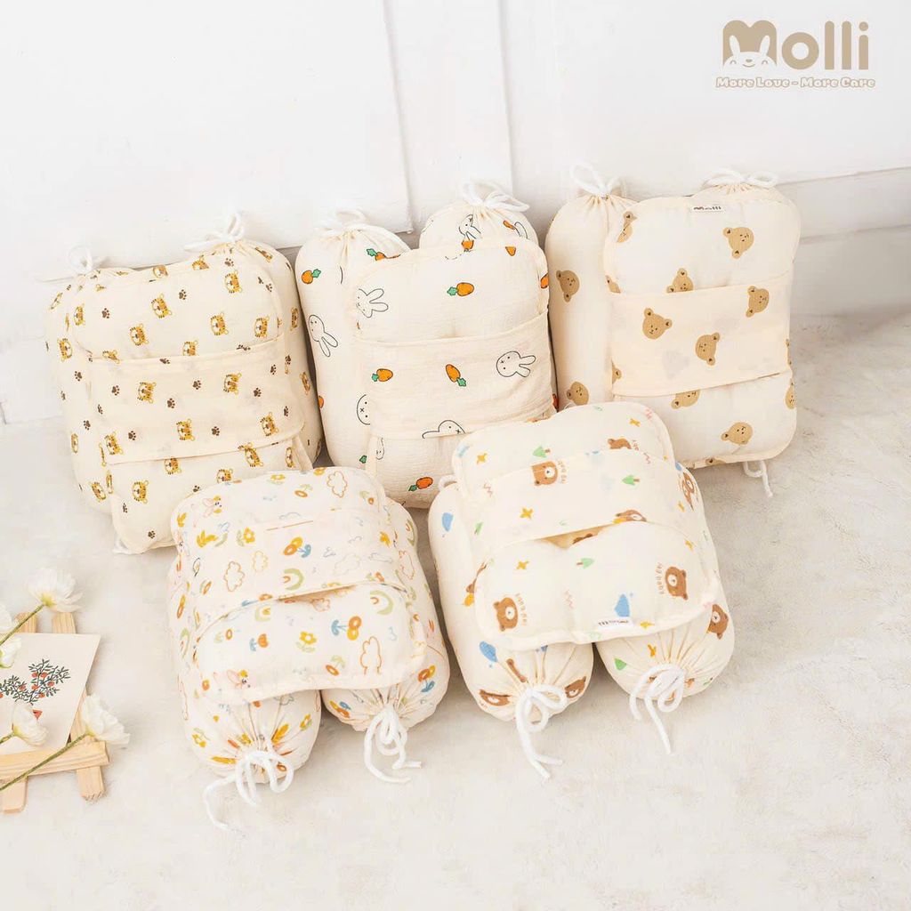 Bộ gối chặn bông Molli