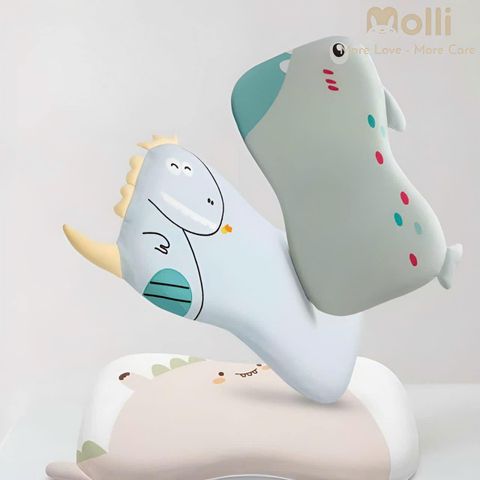 Gối cao su non 3D hình thú Molli  0105