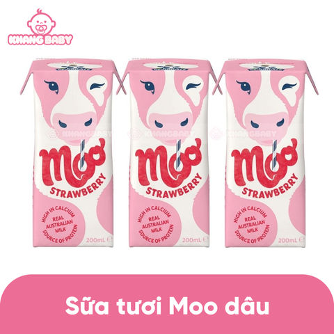 Sữa tươi Devondale Moo dâu thùng 24 hộp