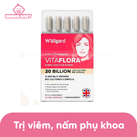 Men phụ khoa Vitaflora 30 viên