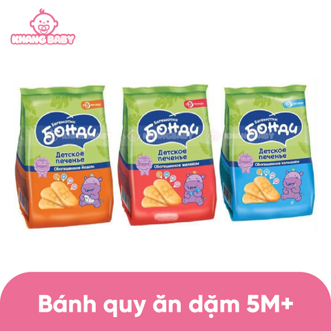 Bánh ăn dặm Hà Mã 5M+