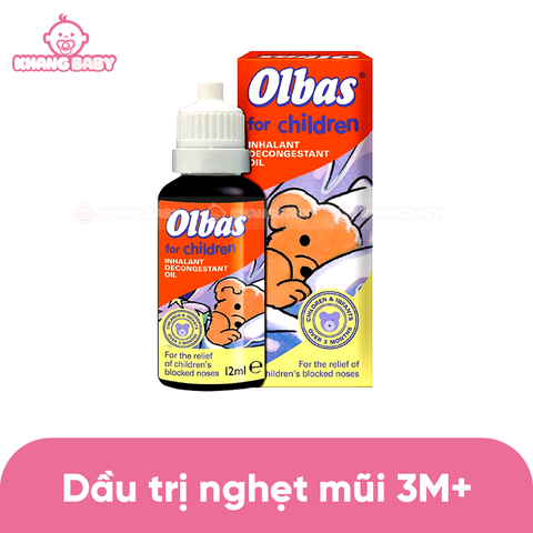 Dầu trị nghẹt mũi Olbas 10ml 3M+