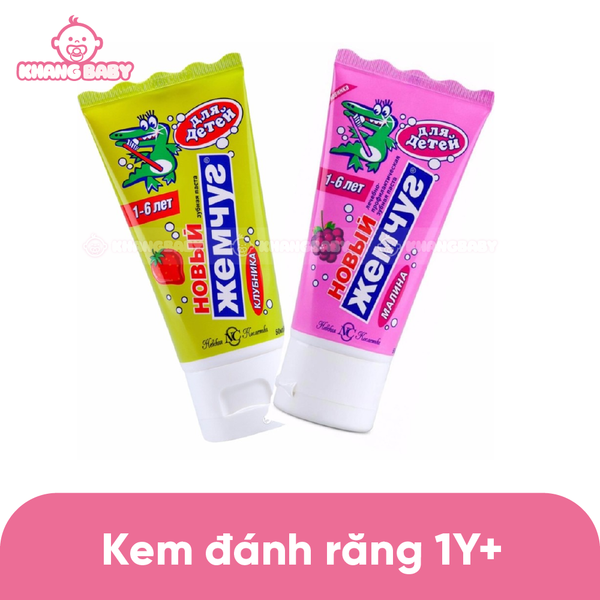 Kem đánh răng cá sấu Nga 50ml 1Y+