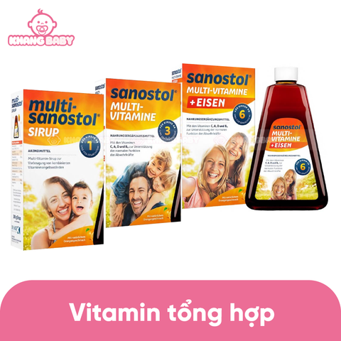 Siro vitamin tổng hợp Sanostol Đức