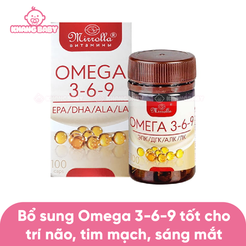 Viên uống Omega 369 Nga 100 viên