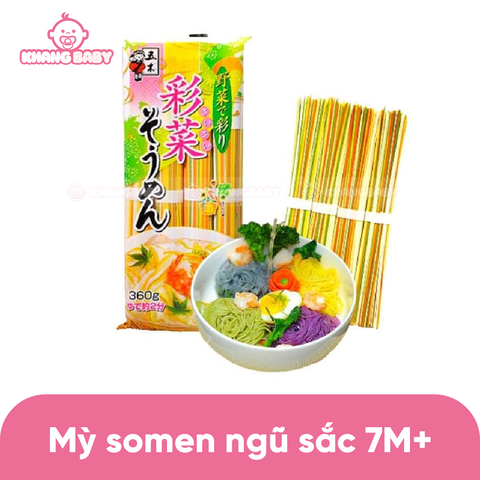 Mỳ Somen ngũ sắc Itsuki 7M+