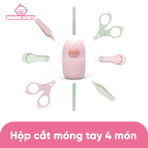 Bộ bấm móng tay 4 món hình thú