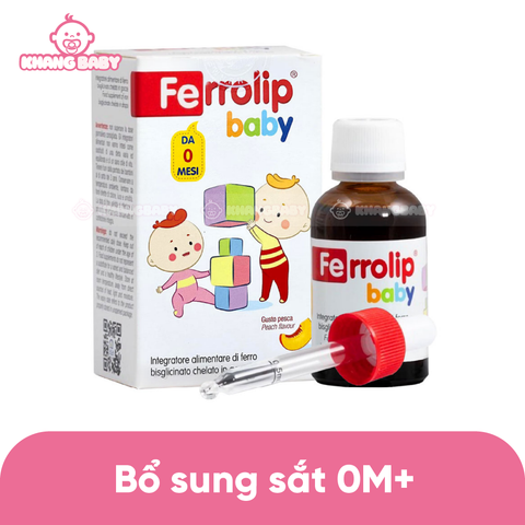 Sắt Ferrolip Baby 0M+