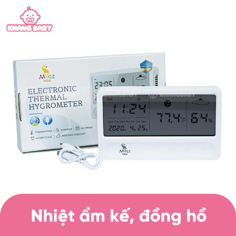 Nhiệt ẩm kế Moazbebe MB027