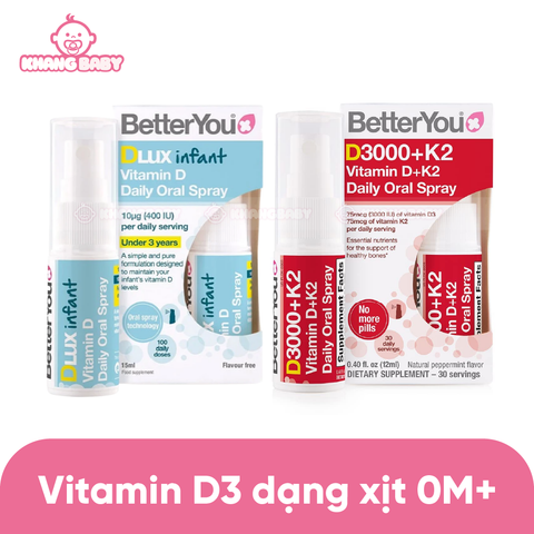 Xịt Vitamin D3 BetterYou Anh