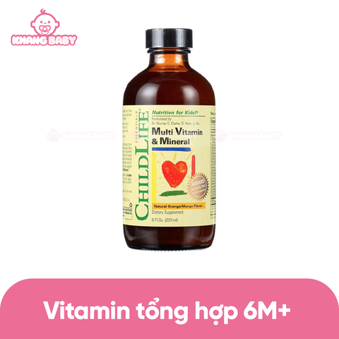 Siro vitamin tổng hợp Childlife 237ml 6M+