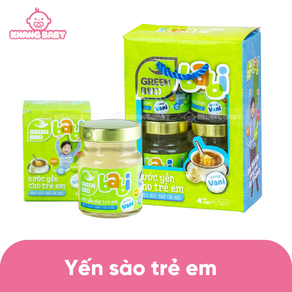 Yến sào Babi Green Bird lốc 4