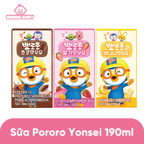 Sữa nước dinh dưỡng Pororo 190ml 1Y+