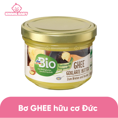 Bơ GHEE hữu cơ BIO Đức 180g