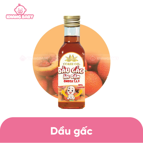 Dầu gấc ăn dặm Corbi Oil 6M+