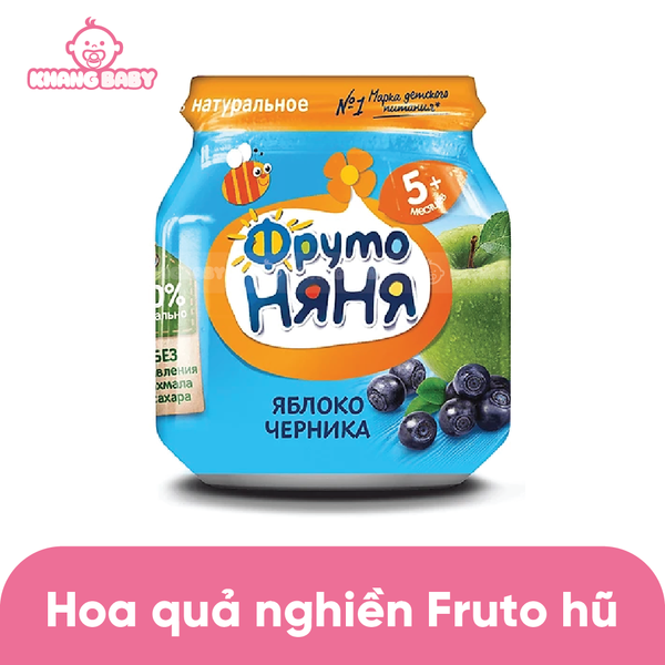 Hũ hoa quả nghiền Fruto Nga