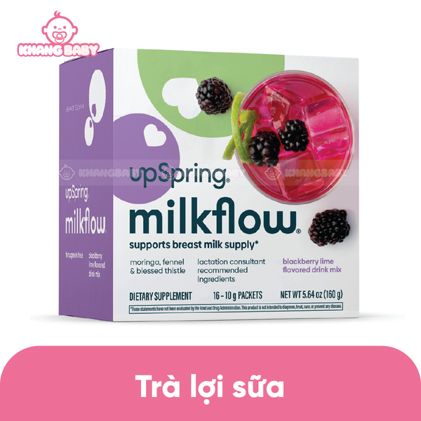 Trà lợi sữa UpSpring Milkflow Mỹ 16 gói