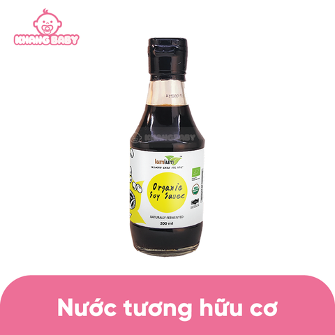 Nước tương đậu nành hữu cơ 200ml