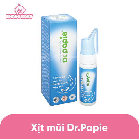 Nước muối xịt mũi Dr.Papie