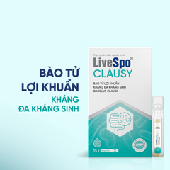 Bào tử lợi khuẩn LiveSpo CLAUSY hỗ trợ rối loạn tiêu hóa