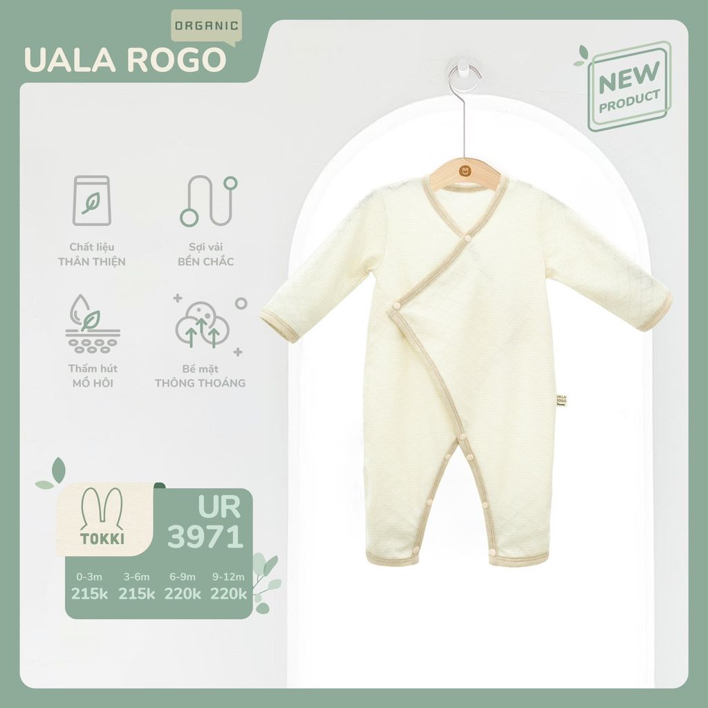 Body dài tay vạt chéo Uala Rogo UR 3971