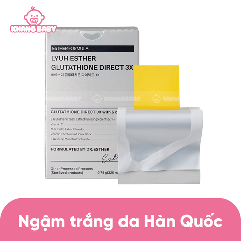 Film ngậm trắng da Glutathione Esther Formula Direct 3X