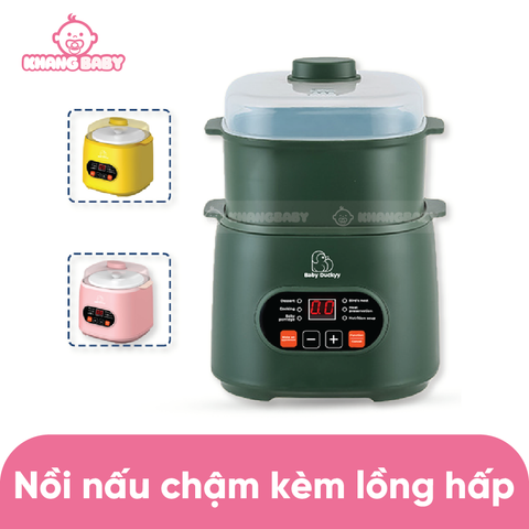 Nồi nấu cháo chậm Baby Duckyy 0.8L