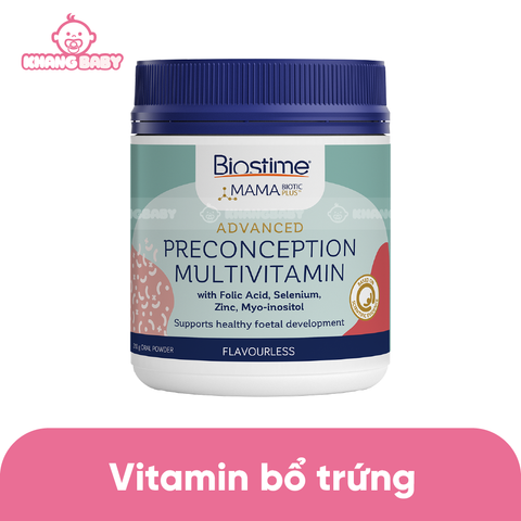 Vitamin bổ trứng Biostime Advanced PreConception Multivitamin