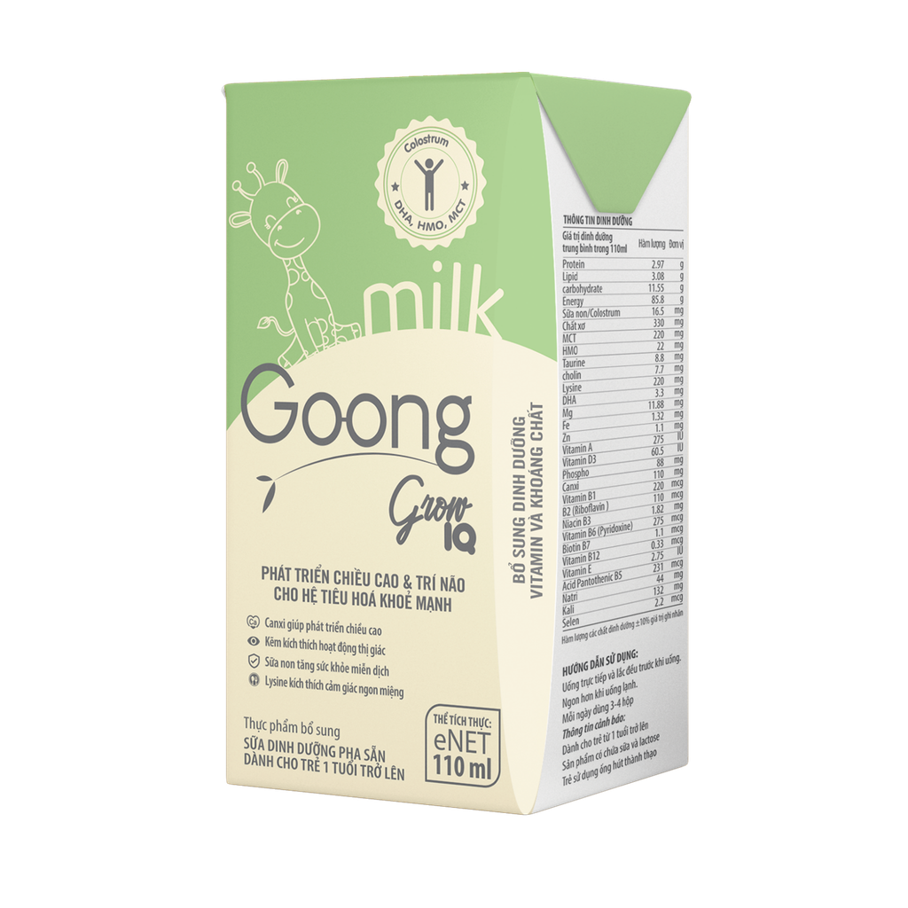 Sữa nước pha sẵn Goong Milk 110ml