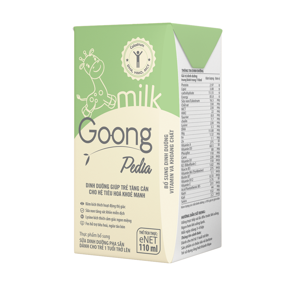 Sữa nước pha sẵn Goong Milk 110ml