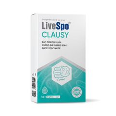 Bào tử lợi khuẩn LiveSpo CLAUSY hỗ trợ rối loạn tiêu hóa
