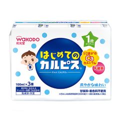 Sữa chua uống Wakodo First Calpis 1Y+ lốc 3 hộp 100ml