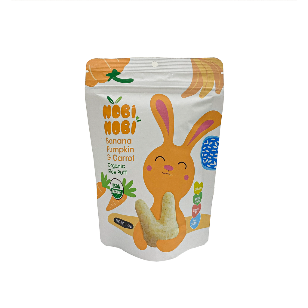 Bánh gạo organic Nobi Nobi 8M