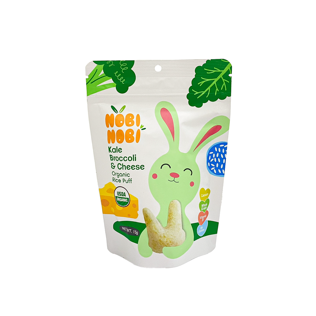 Bánh gạo organic Nobi Nobi 8M