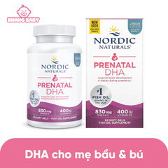 DHA cho mẹ bầu và bú Nordic Prenatal