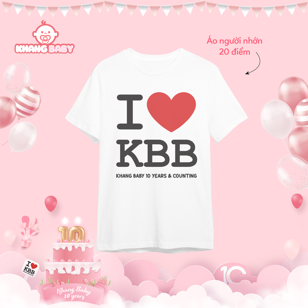 Quà I ♥ KBB - Áo phông người lớn