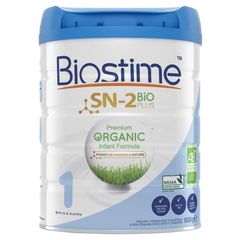 Sữa Biostime Organic Lait Bio 800g nắp xanh