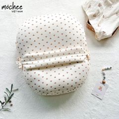 Gối chống trào Mochee vải xô Muslin