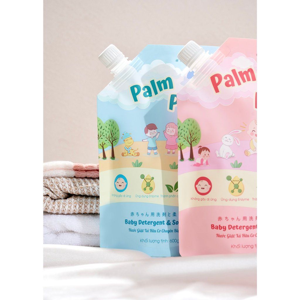 Nước giặt Palm Palm hữu cơ cho bé 600g