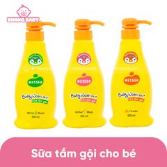 Sữa tắm gội Wesser 2in1