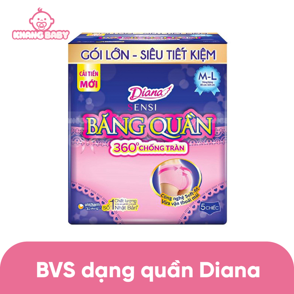 Băng quần ban đêm Diana (size M-L)