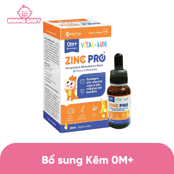 Kẽm Vital Bun Zinc Pro 0M+