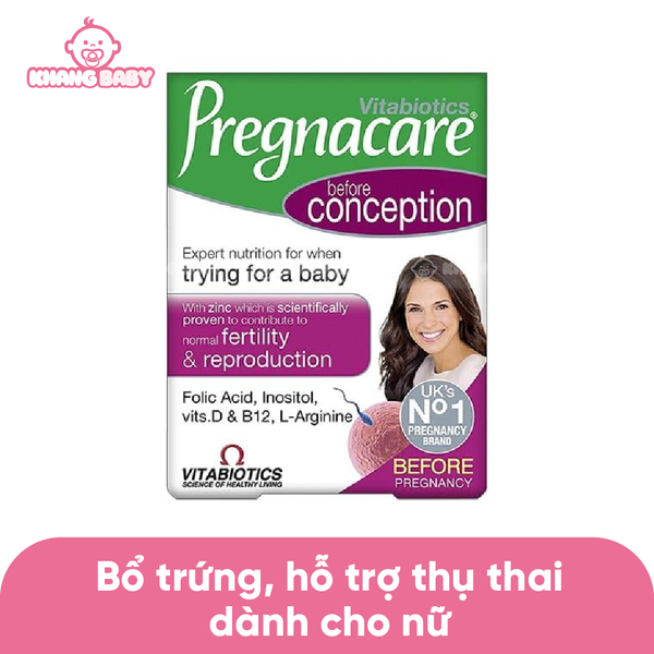 Viên hỗ trợ thụ thai cho nữ Pregnacare conception for her