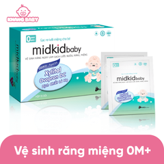 Gạc rơ lưỡi Midkid Baby - Hộp 50 gói