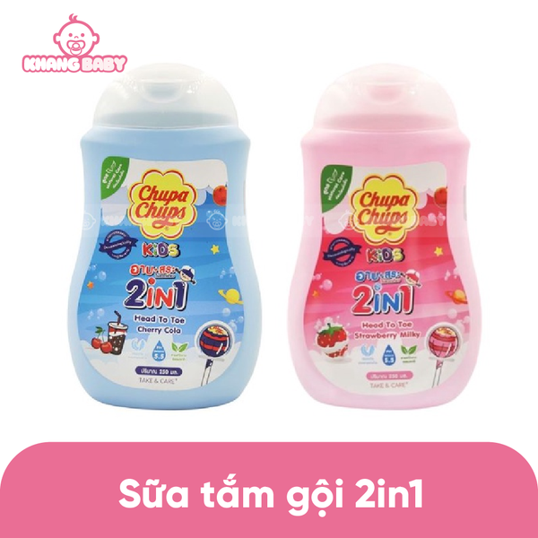 Sữa tắm gội Chupa Chups Kids Thái Lan