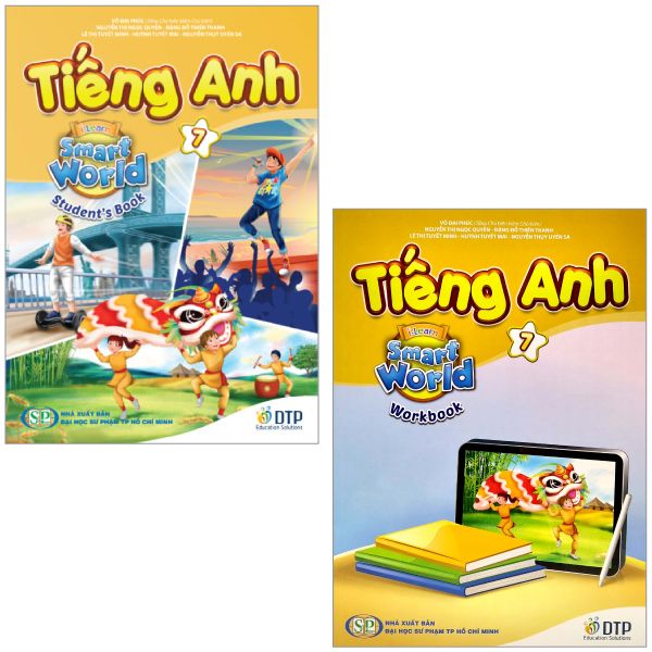 Combo Sách Tiếng Anh 7 I-Learn Smart World - Student's Book + Workbook  - Bộ 2 Cuốn