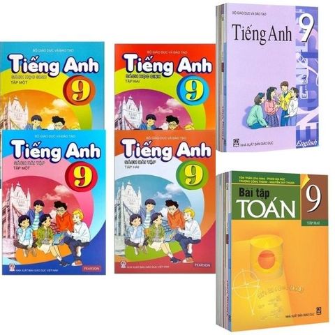 Sách Giáo Khoa Bộ Lớp 9 bộ + 4 Cuốn Tiếng Anh (23 cuốn )