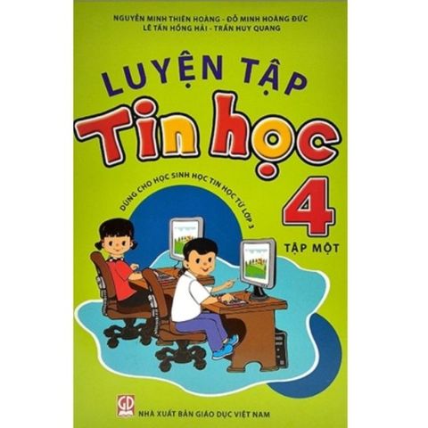 Sách - Luyện Tập Tin Học 4  (bộ 2 cuốn ) Het Hang