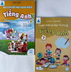 Combo Sách  Bài Tập Bổ Trợ Toàn Diện -Luyện Viết Và Học Từ Vựng Tiếng Anh 7 - Bộ 2 Cuốn